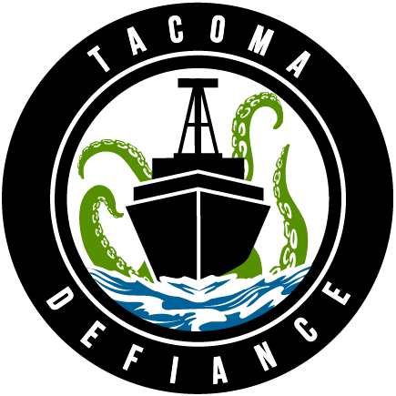 Tacoma Defiance 2019-Pres Primary Logo t shirt iron on transfers